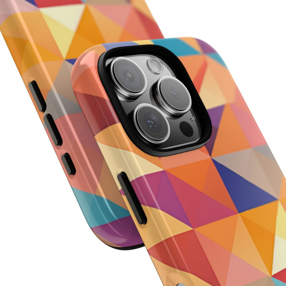 Kleurrijk Geometrisch Hoekpatroon