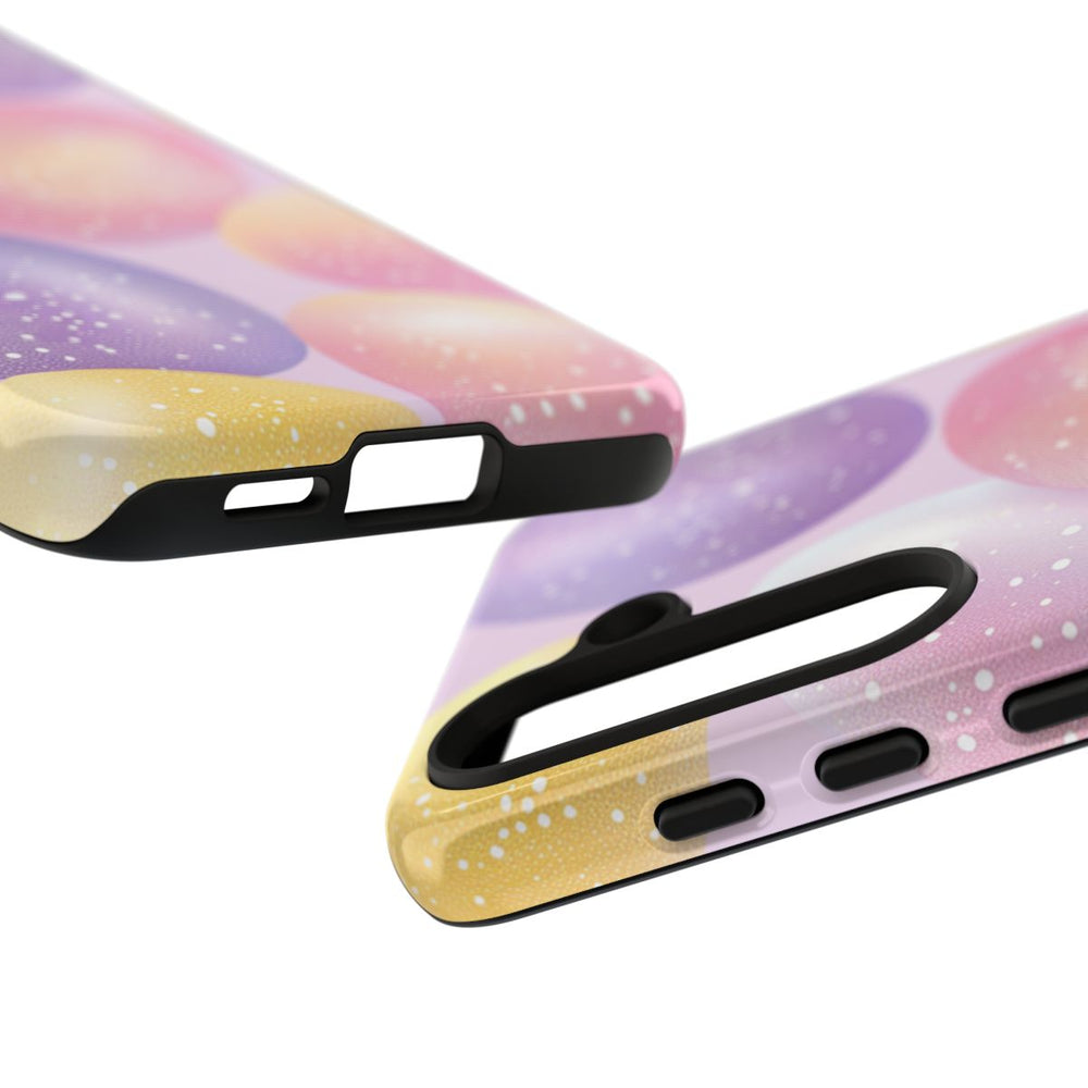 Pastelkleurige Glitter Paaseieren Patroon