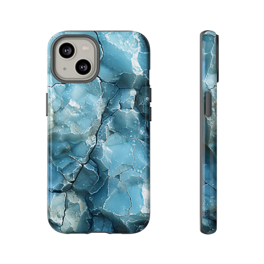 IJzige Fractalstructuur met Grunge