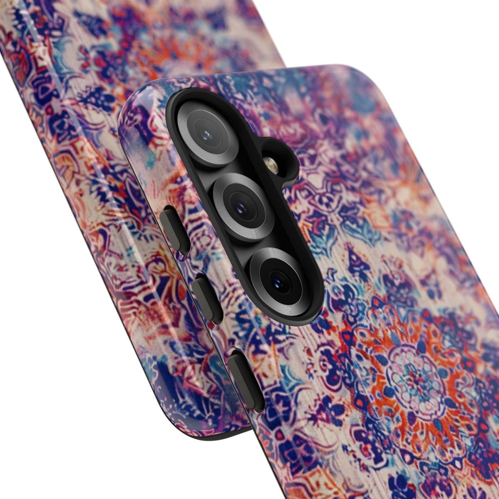 Gedetailleerd Psychedelisch Oosters Tapijtpatroon