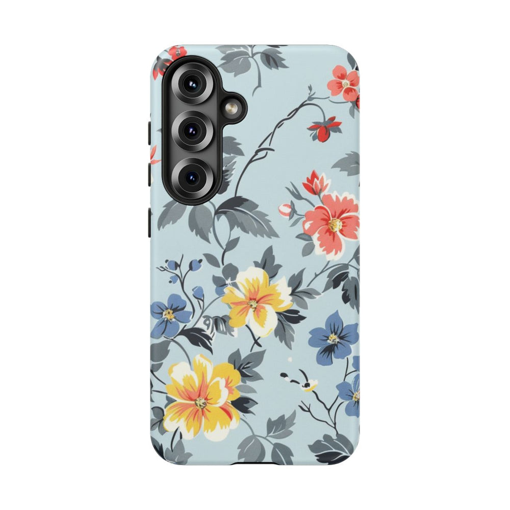 Vintage Bloemenpatroon in Pasteltinten