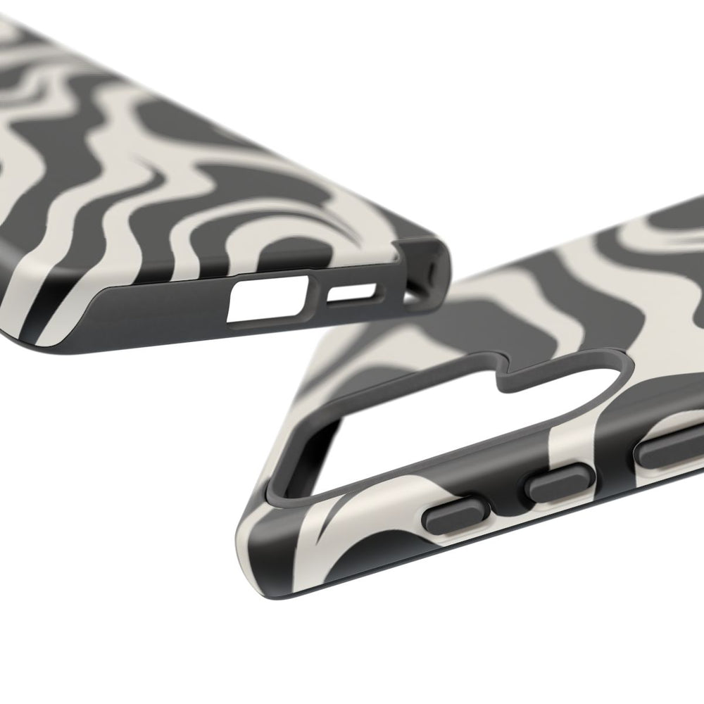 Zwart-Wit Abstract Zebra-Patroon