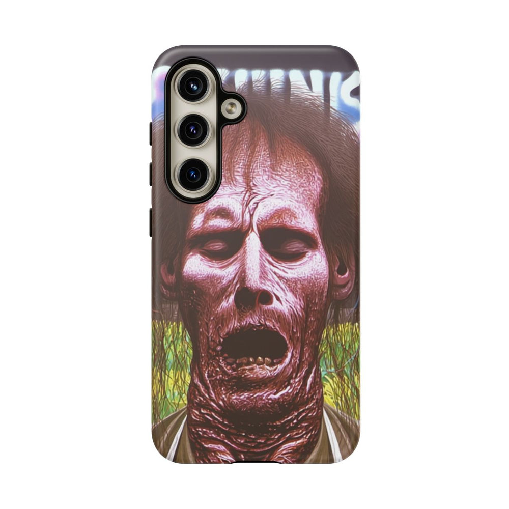 Surrealistisch Zombiegezicht met Vurige Lucht