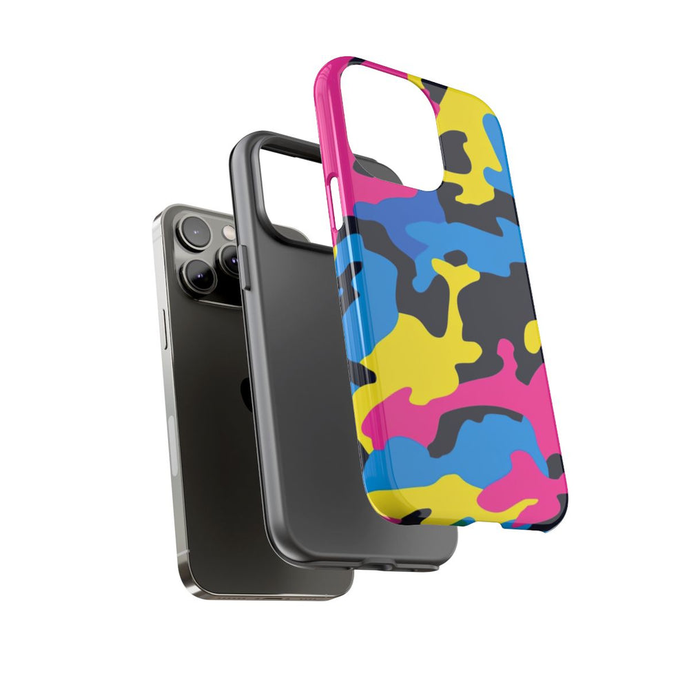 Neon Kleurrijk Camouflagepatroon