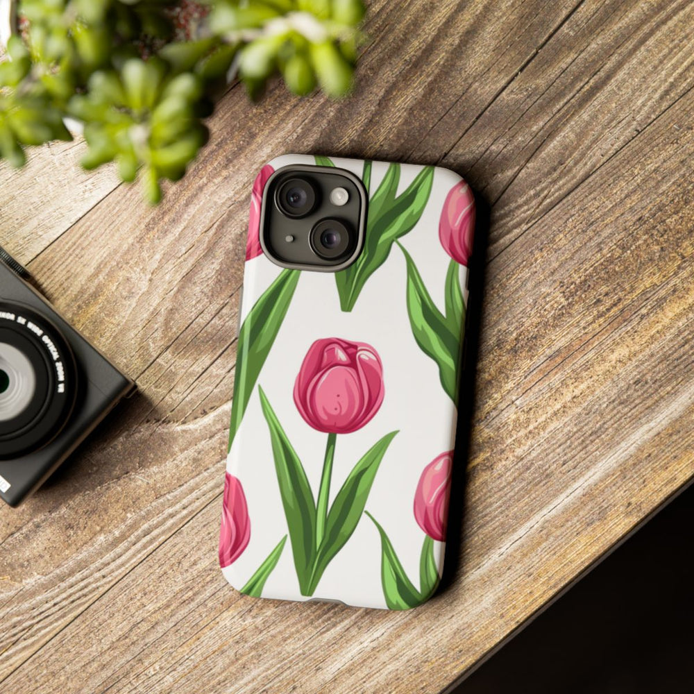 Roze Tulp Bloemenpatroon