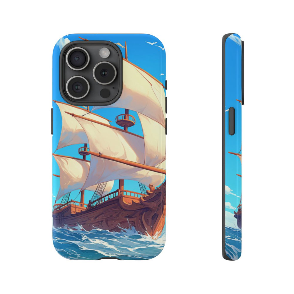 Zeilschip op Blauwe Oceaan