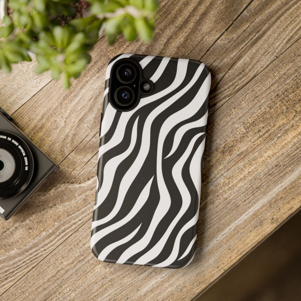 Zwart-Wit Zebra Strepenpatroon