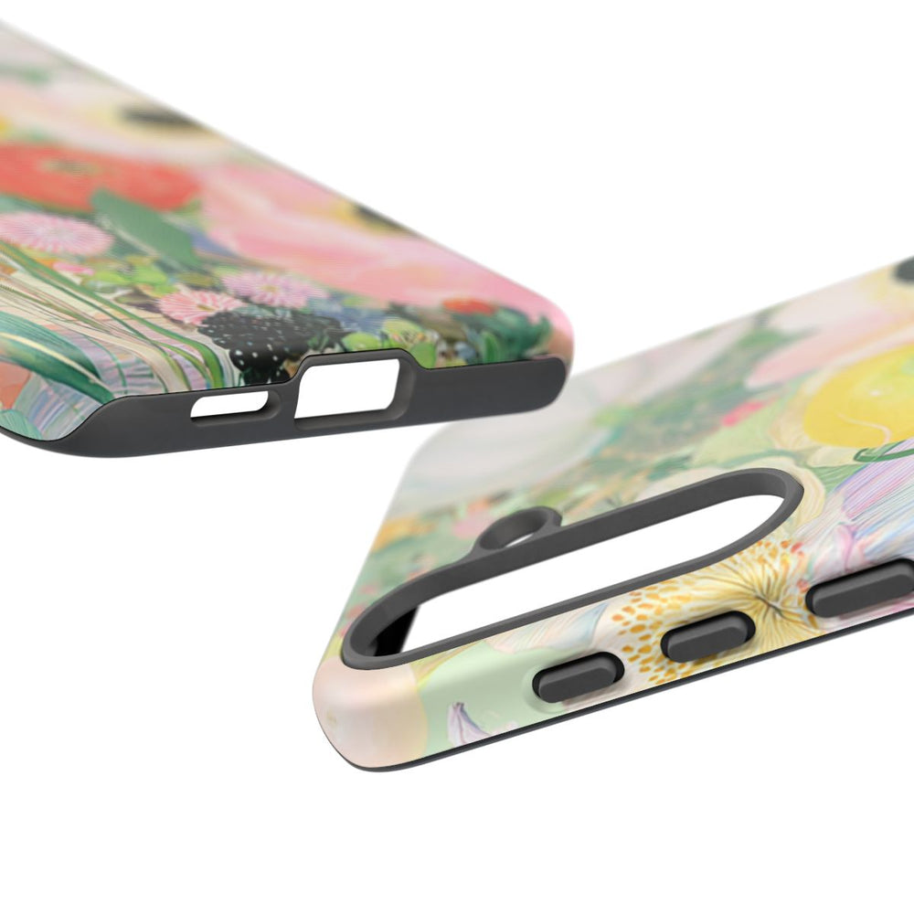 Lichte Pastelbloemen met Vogels