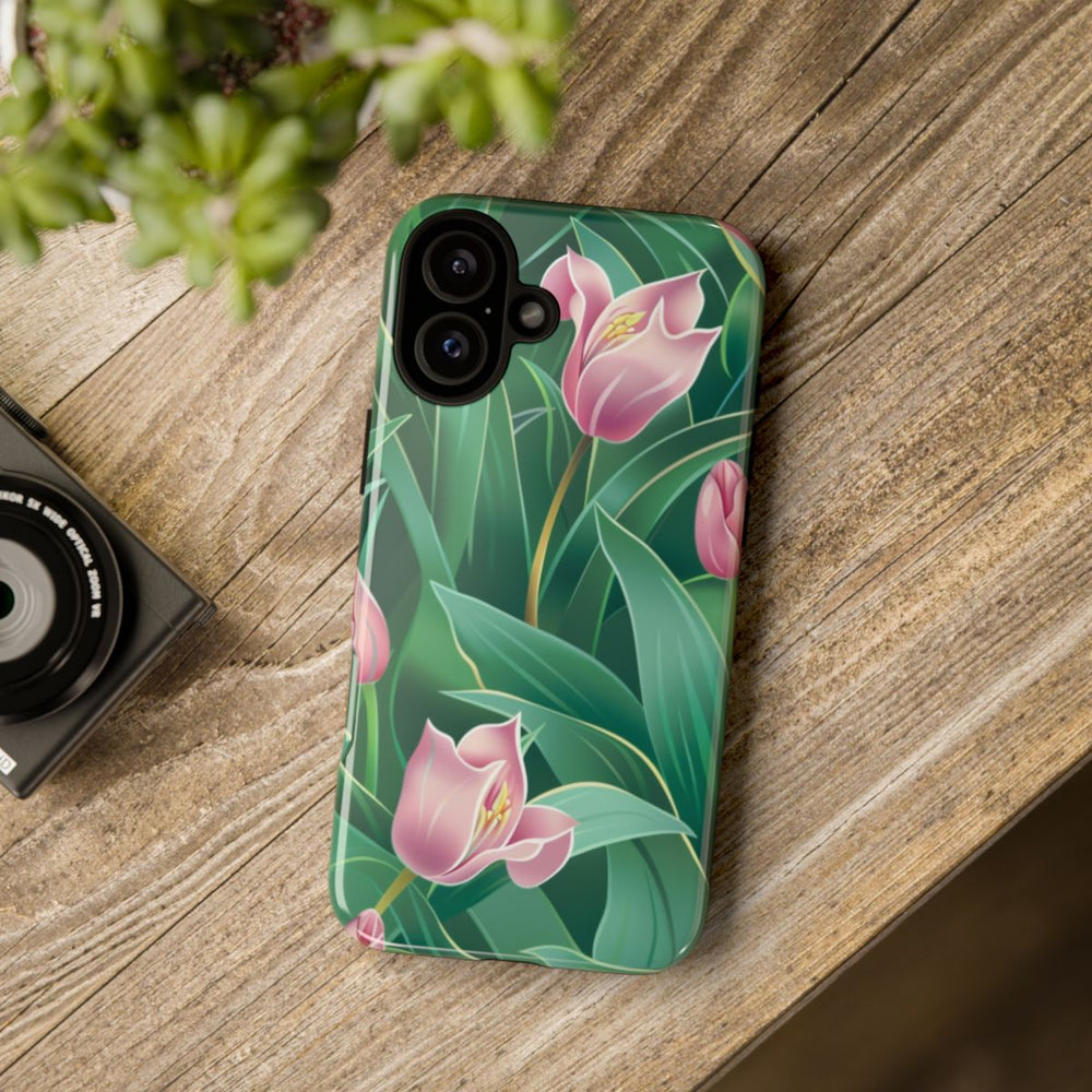 Roze Tulp Bloemenpatroon