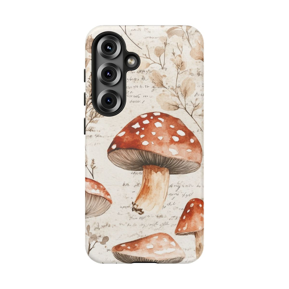 Aquarel Rode Paddenstoelen en Botanische Illustraties