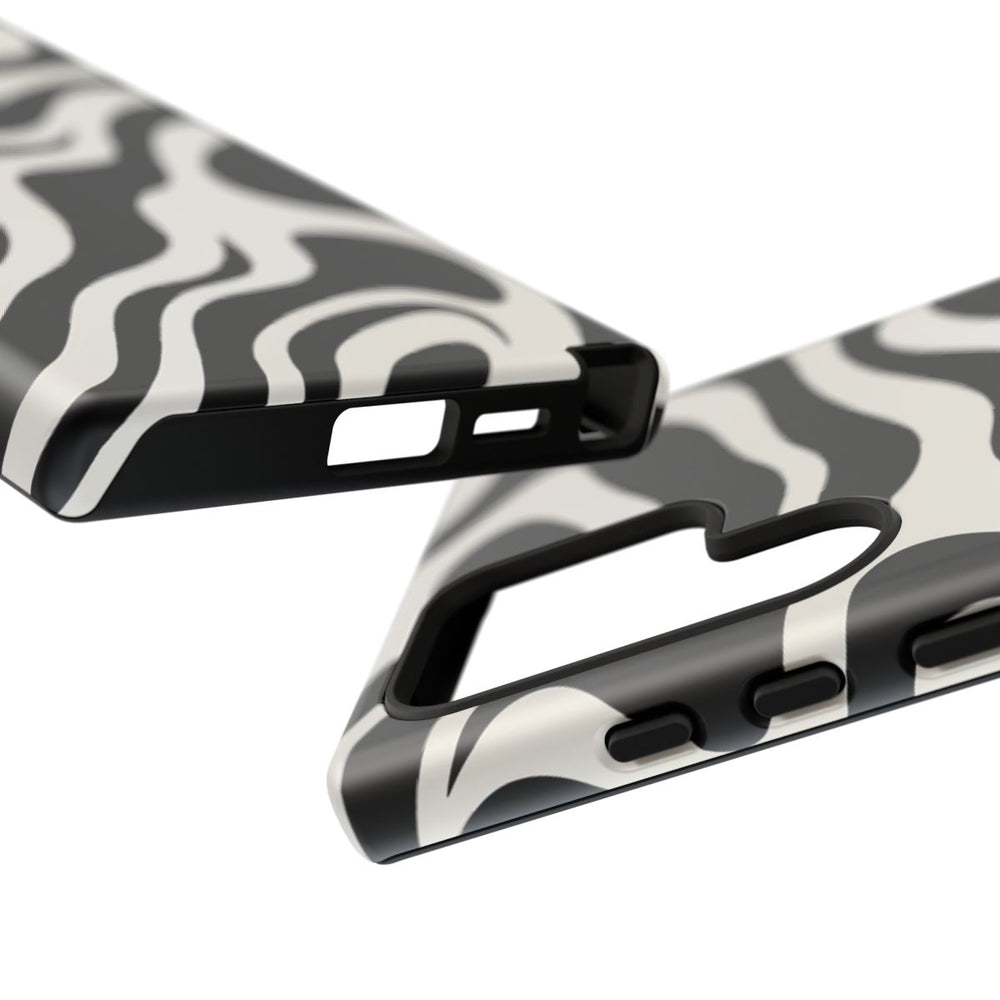 Zwart-Wit Abstract Zebra-Patroon