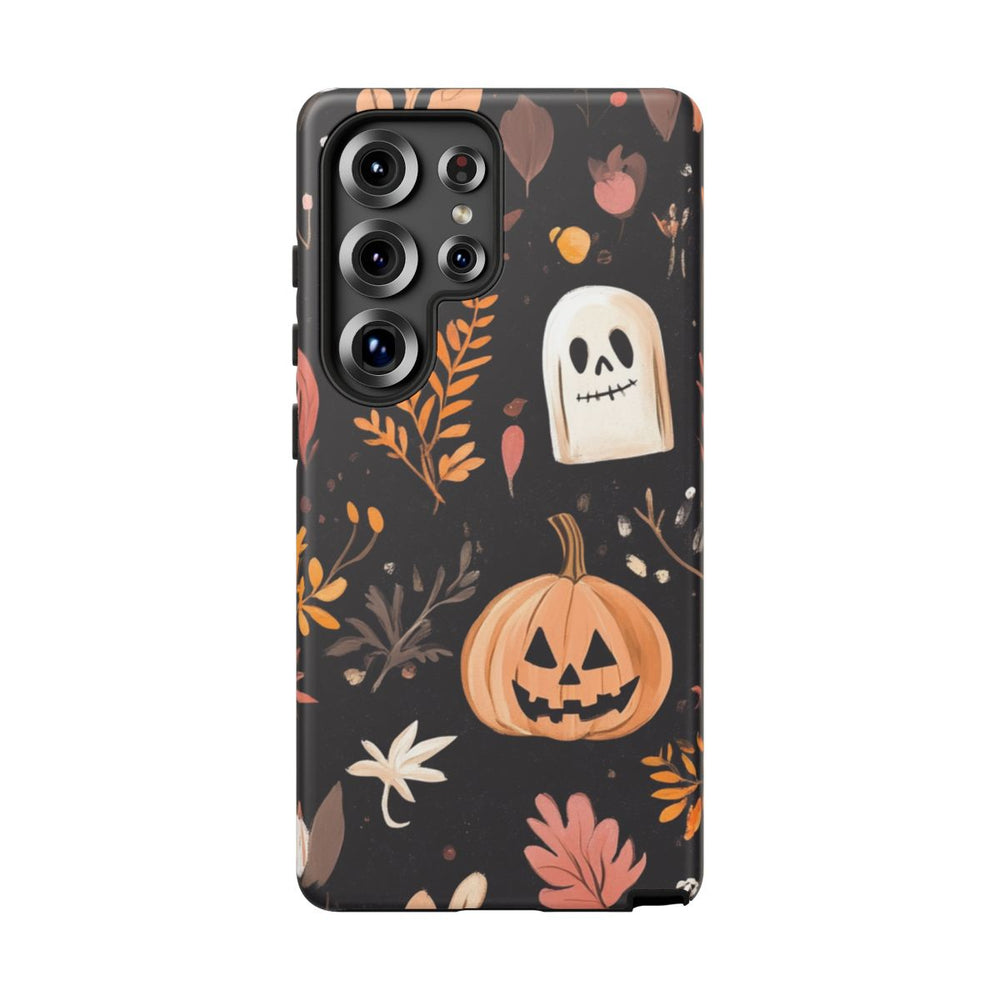 Halloween Pompoen- en Spookmotief
