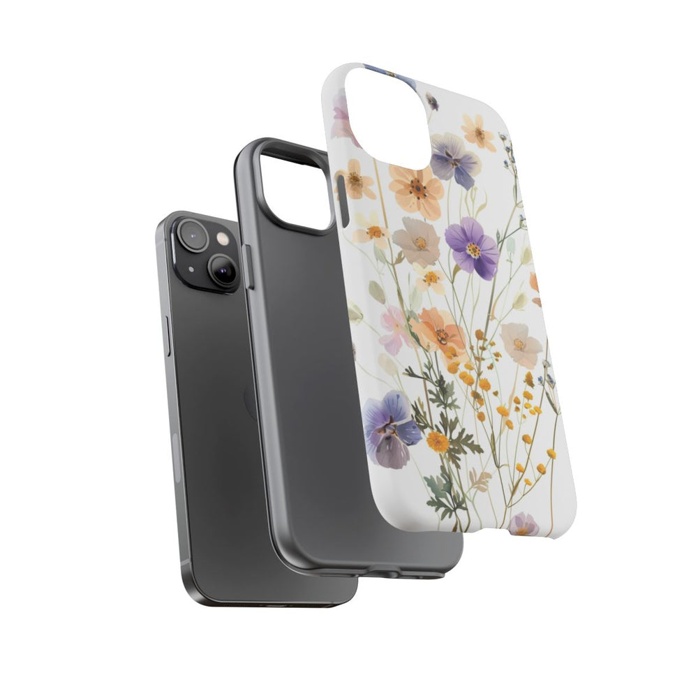 Gepresste Wilde Bloemen in Pasteltinten