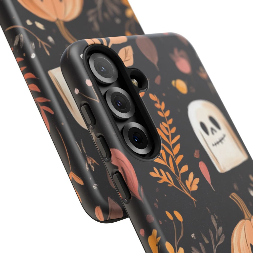 Halloween Pompoen- en Spookmotief