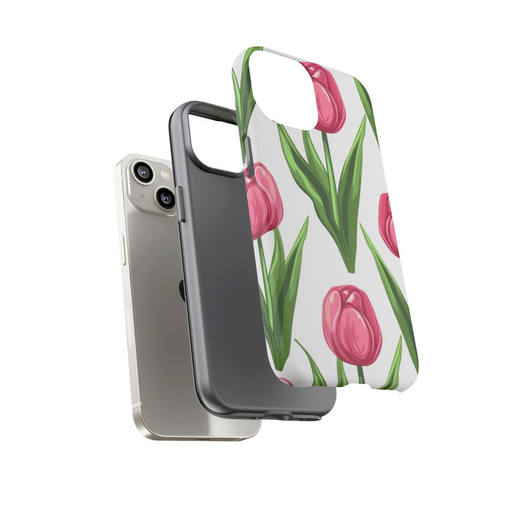 Roze Tulp Bloemenpatroon