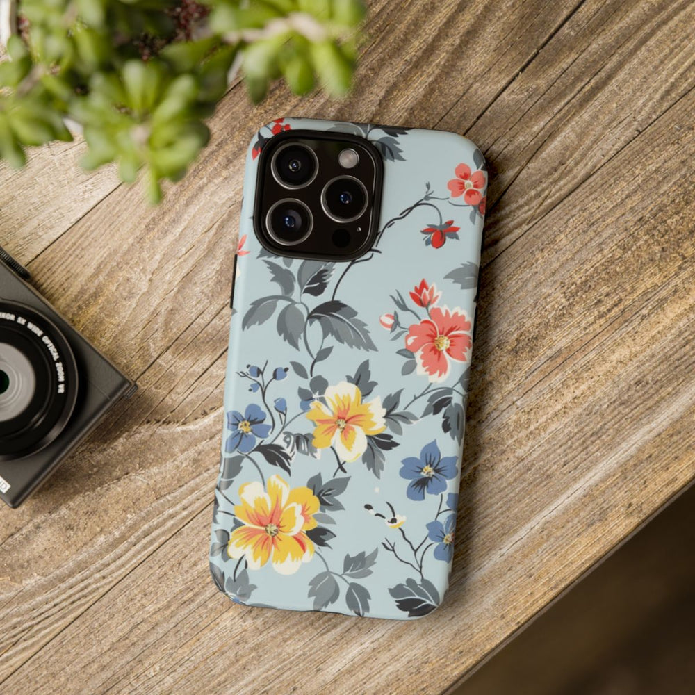 Vintage Bloemenpatroon in Pasteltinten