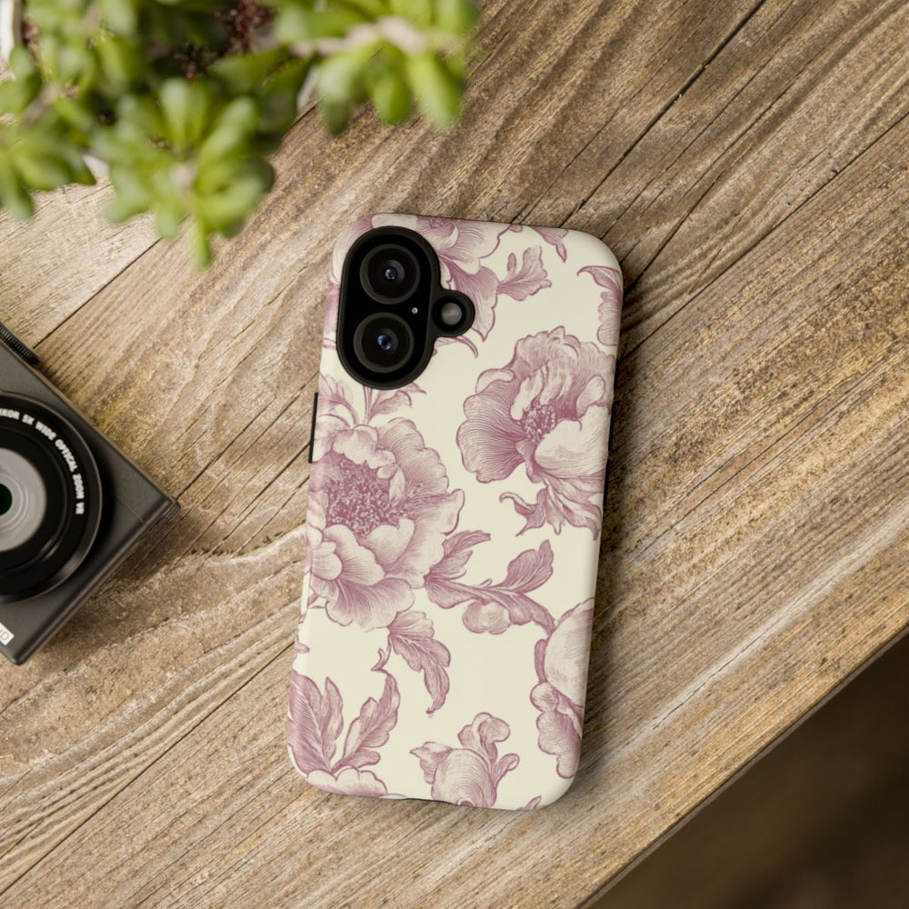 Elegante Victoriaanse Bloemenprint