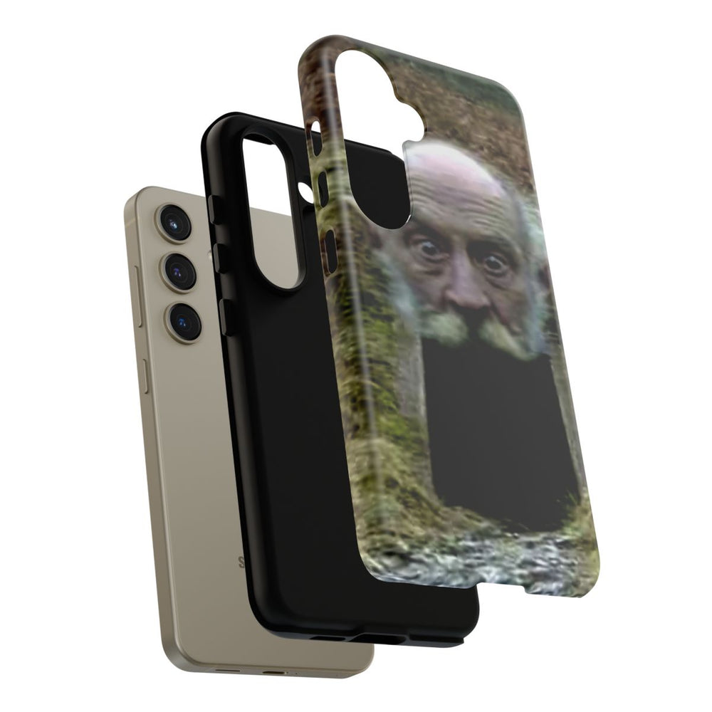 Surrealistische Reuzenhoofd-Toegang in de Natuur