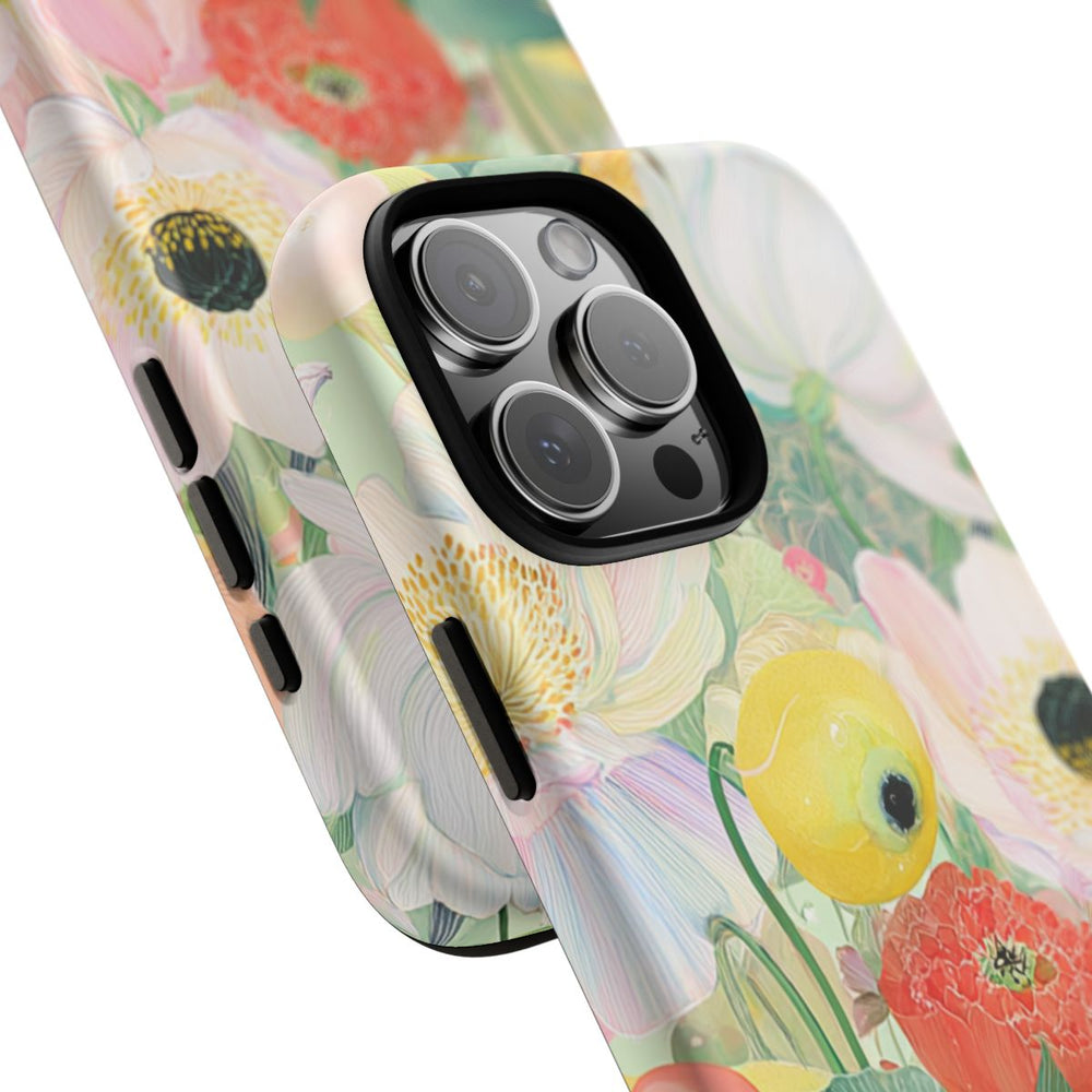 Lichte Pastelbloemen met Vogels