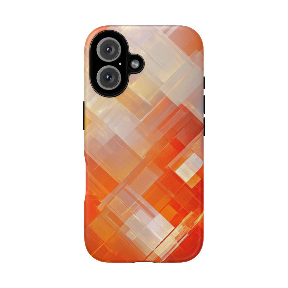 Abstract Geometrisch Oranje Patroon