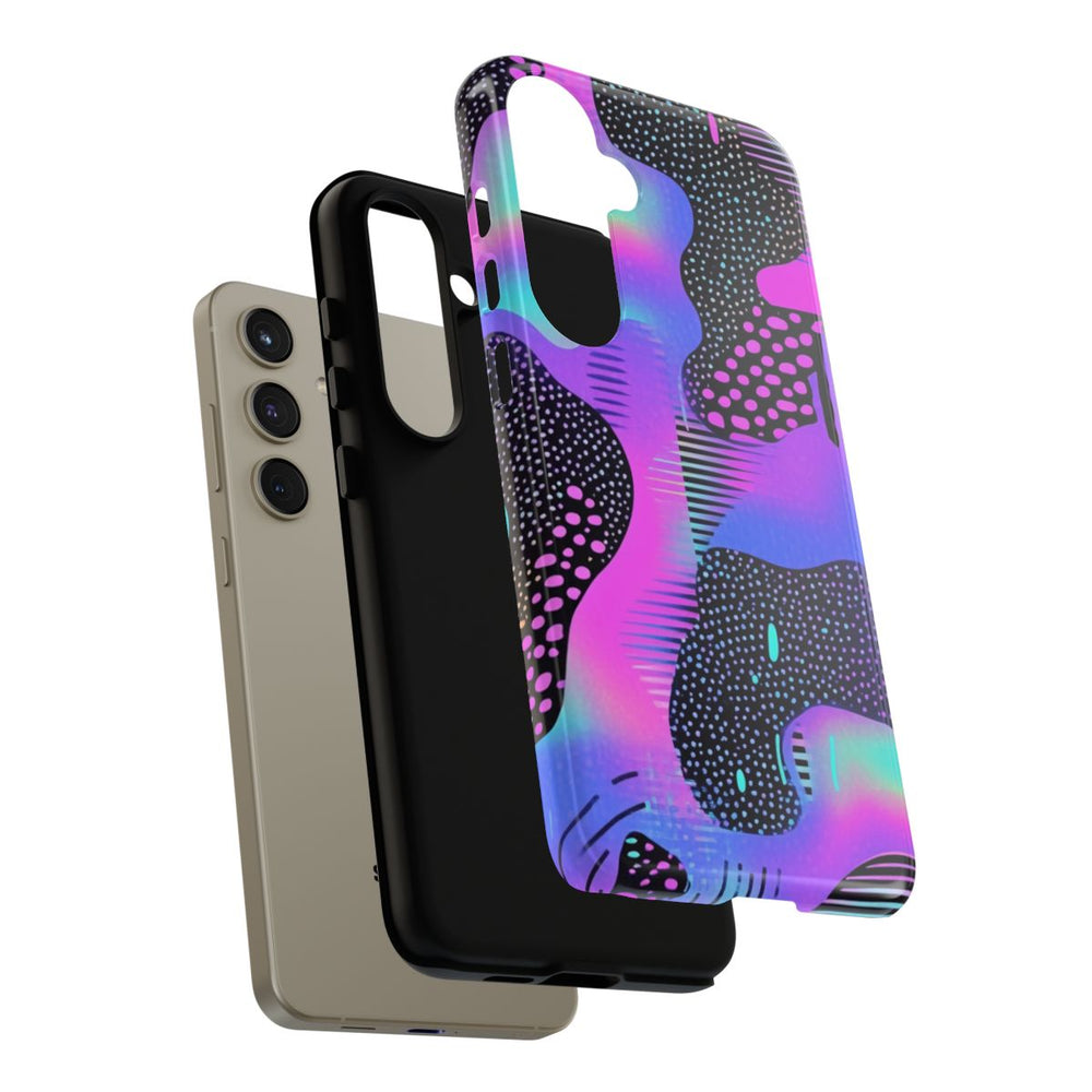 Abstract Neon Vaporwave Patroon