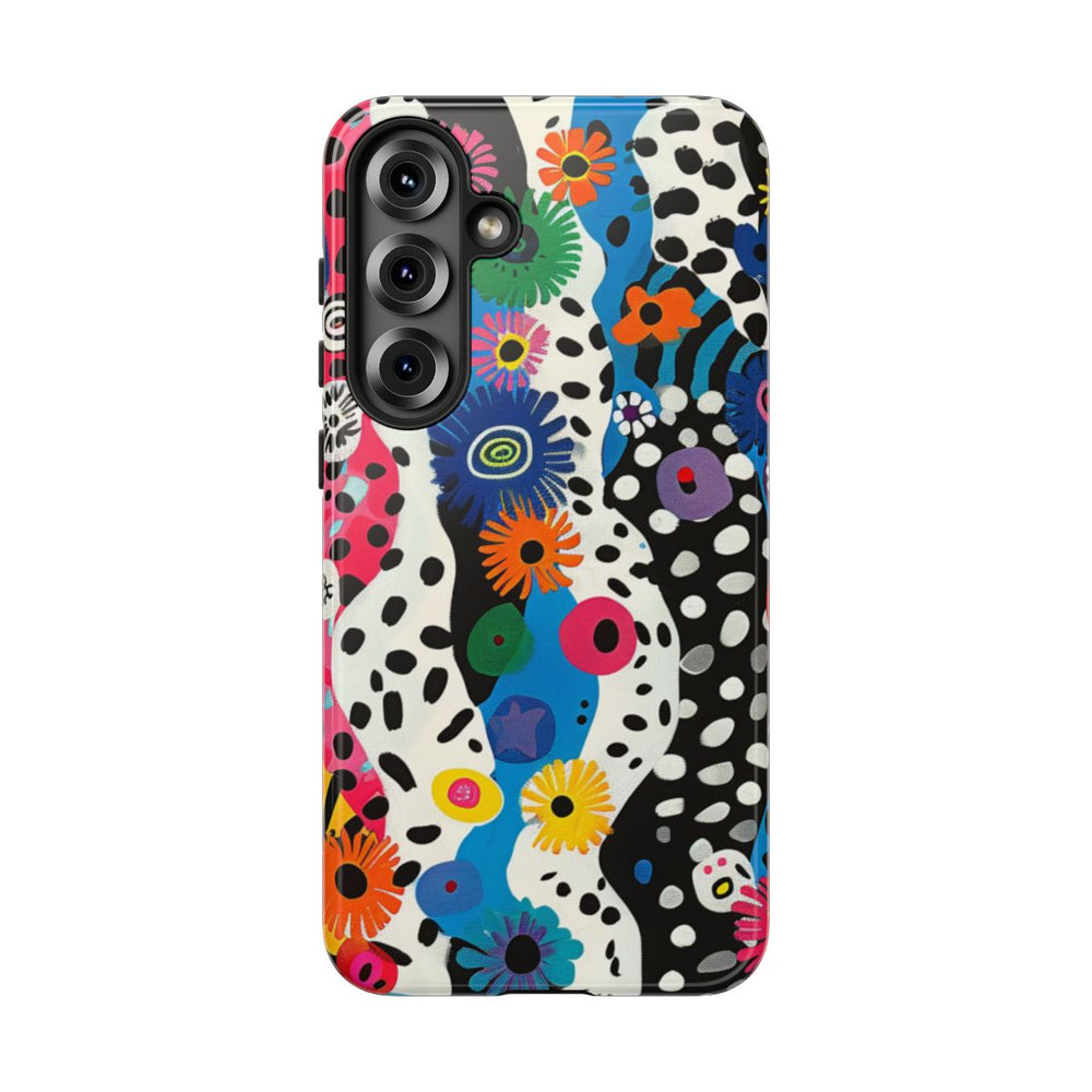 Kleurrijk Abstract Bloemen-Zebra Patroon