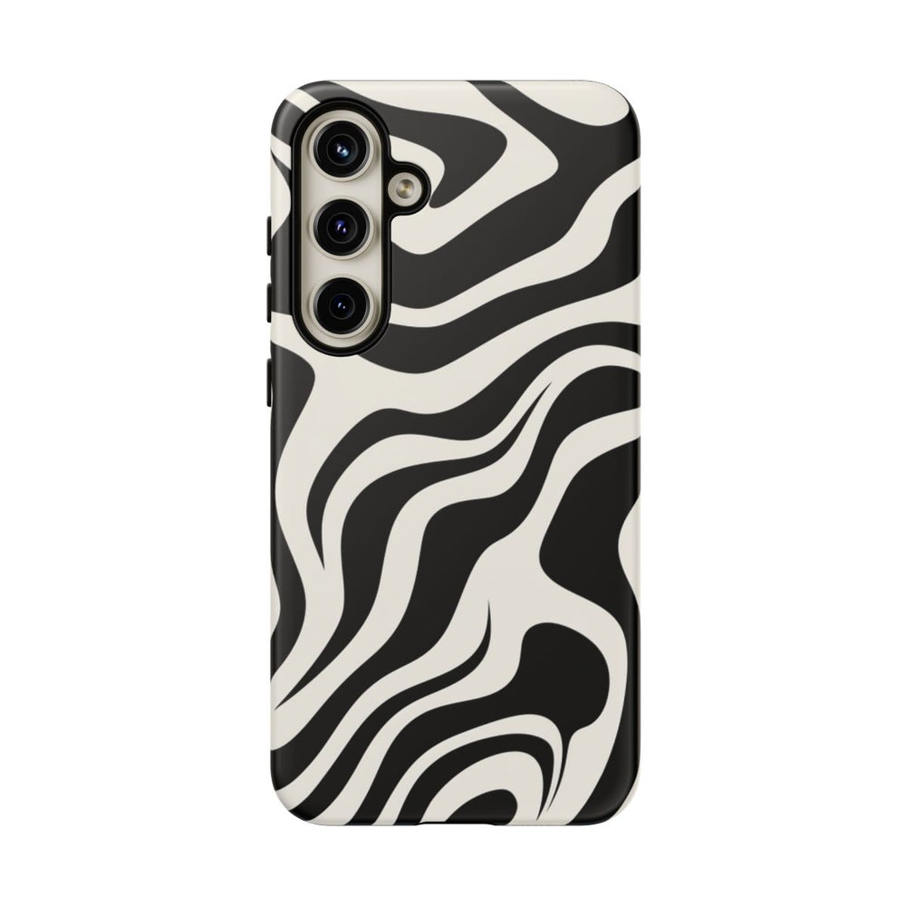 Zwart-Wit Abstract Zebra-Patroon