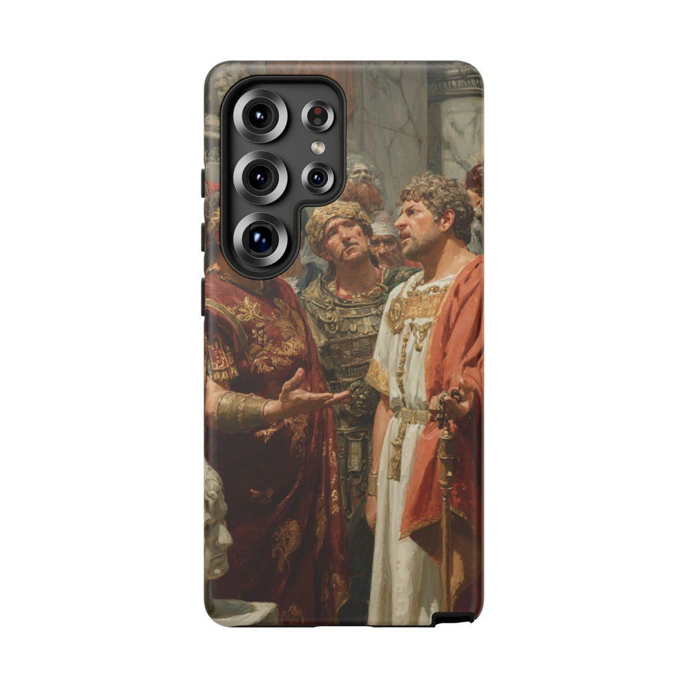 Koninklijke Hofscène met Adellijke Figuren