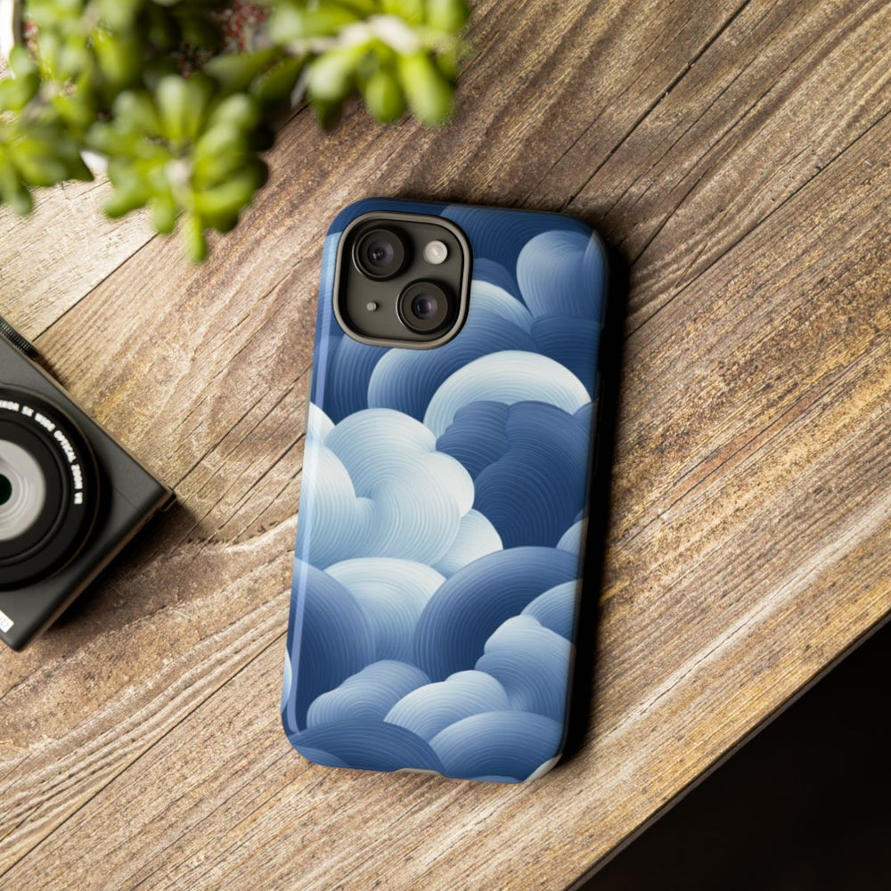 Blauw-Wit Wolkenpatroon
