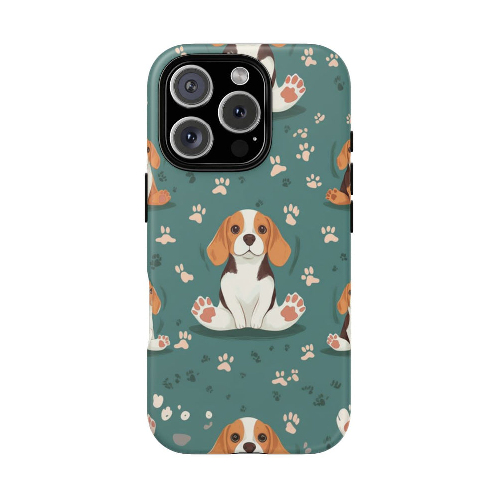 Beagles met Pootafdrukken Patroon
