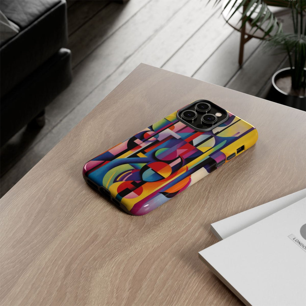 Abstracte Geometrische Vormen met Heldere Kleuren