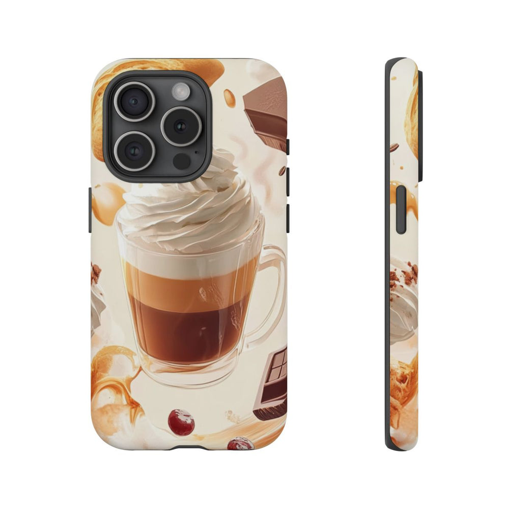 Dynamische Illustratie van Koffie en Zoetigheden