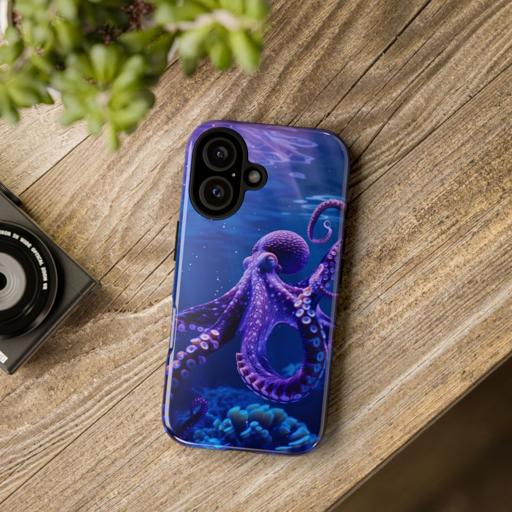 Paarse Octopus Onderwaterlandschap