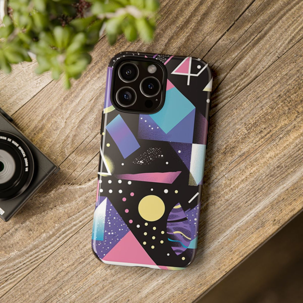 Geometrisch Vaporwave Abstract Patroon