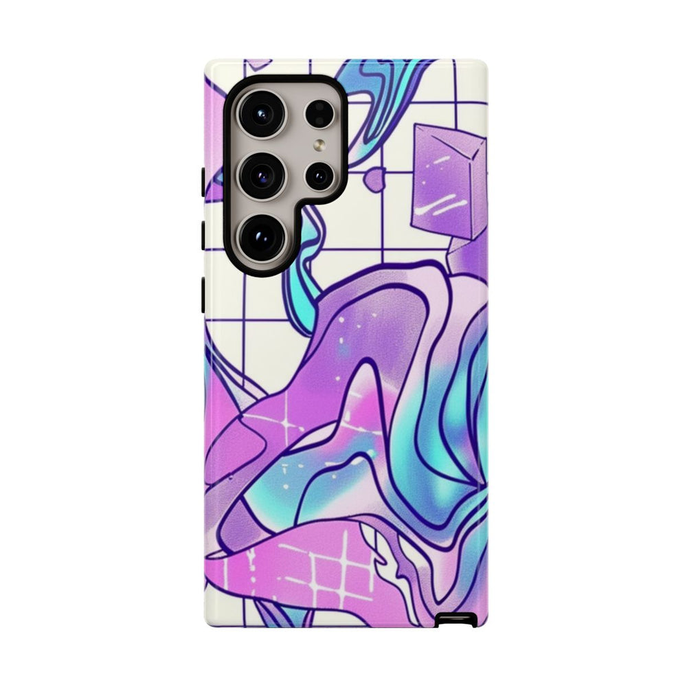 Abstract Kristal Vaporwave Patroon