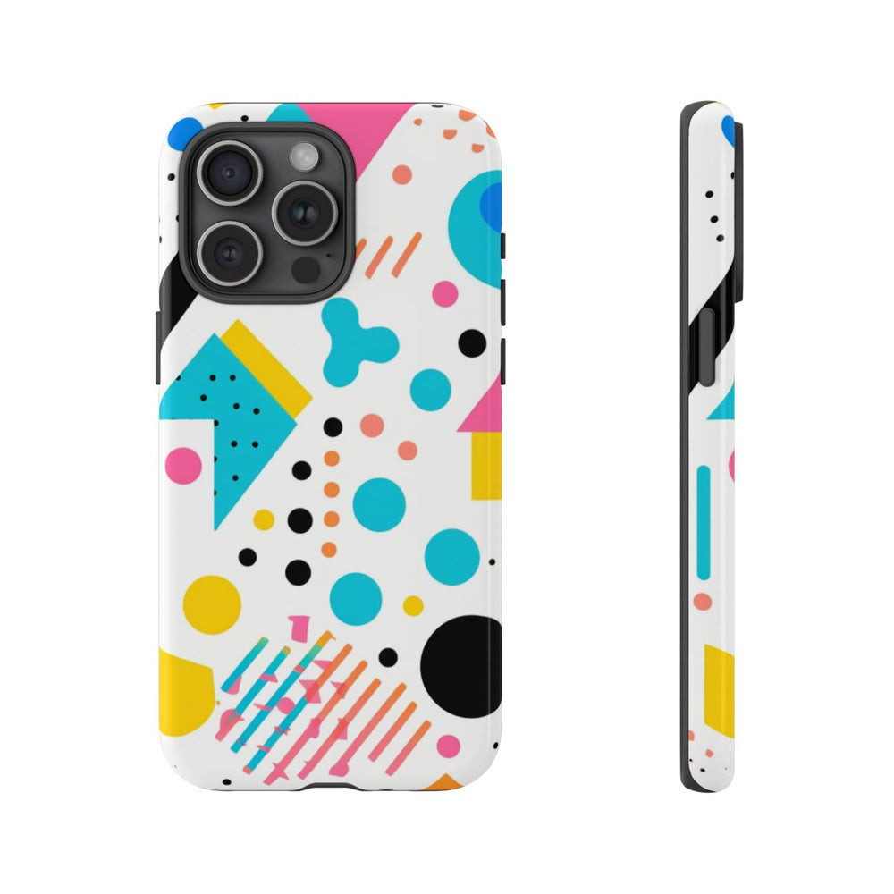 Kleurrijk Memphis Stijl Geometrisch Patroon