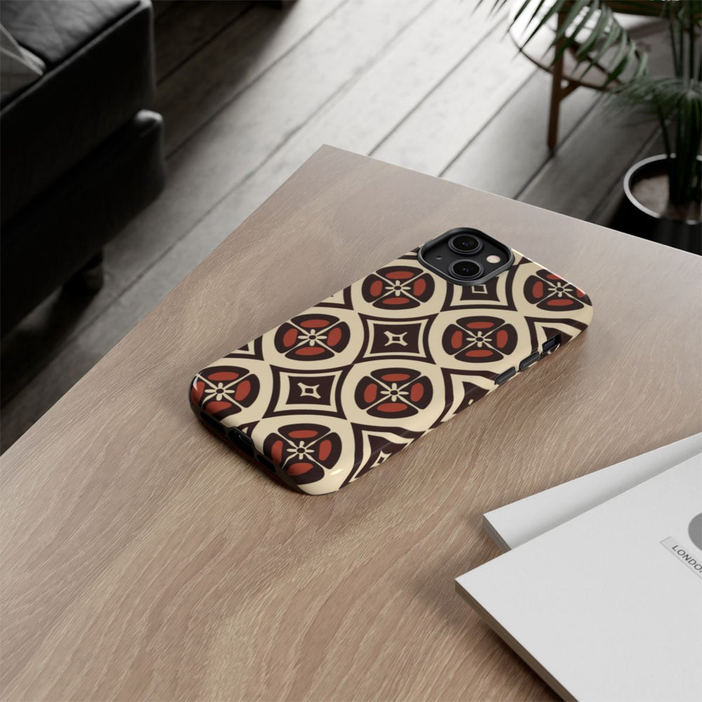 Geometrisch Bruin-Beige Patroon