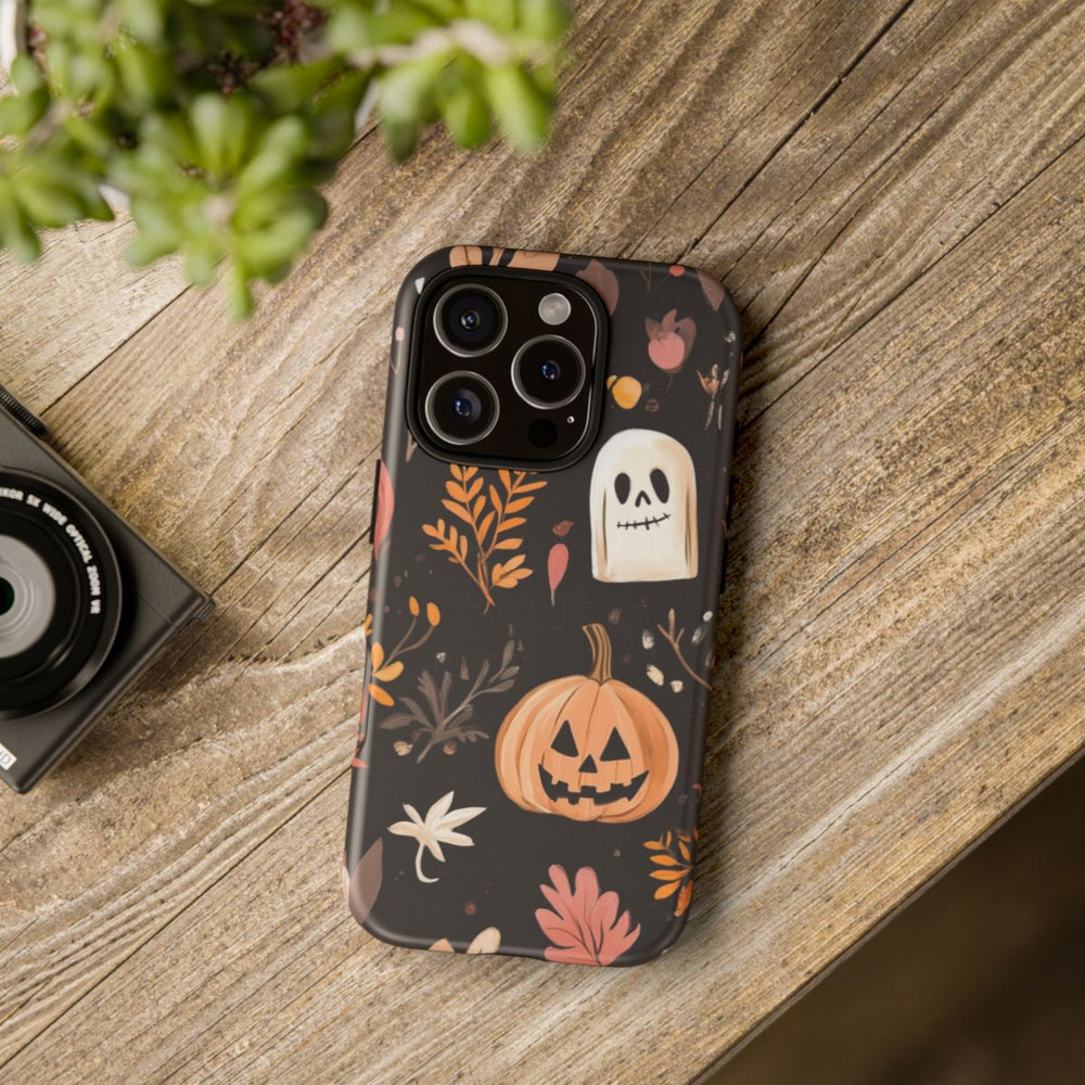Halloween Pompoen- en Spookmotief