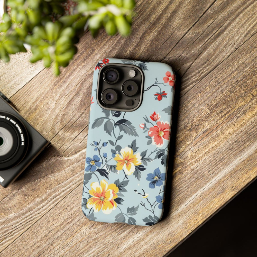 Vintage Bloemenpatroon in Pasteltinten