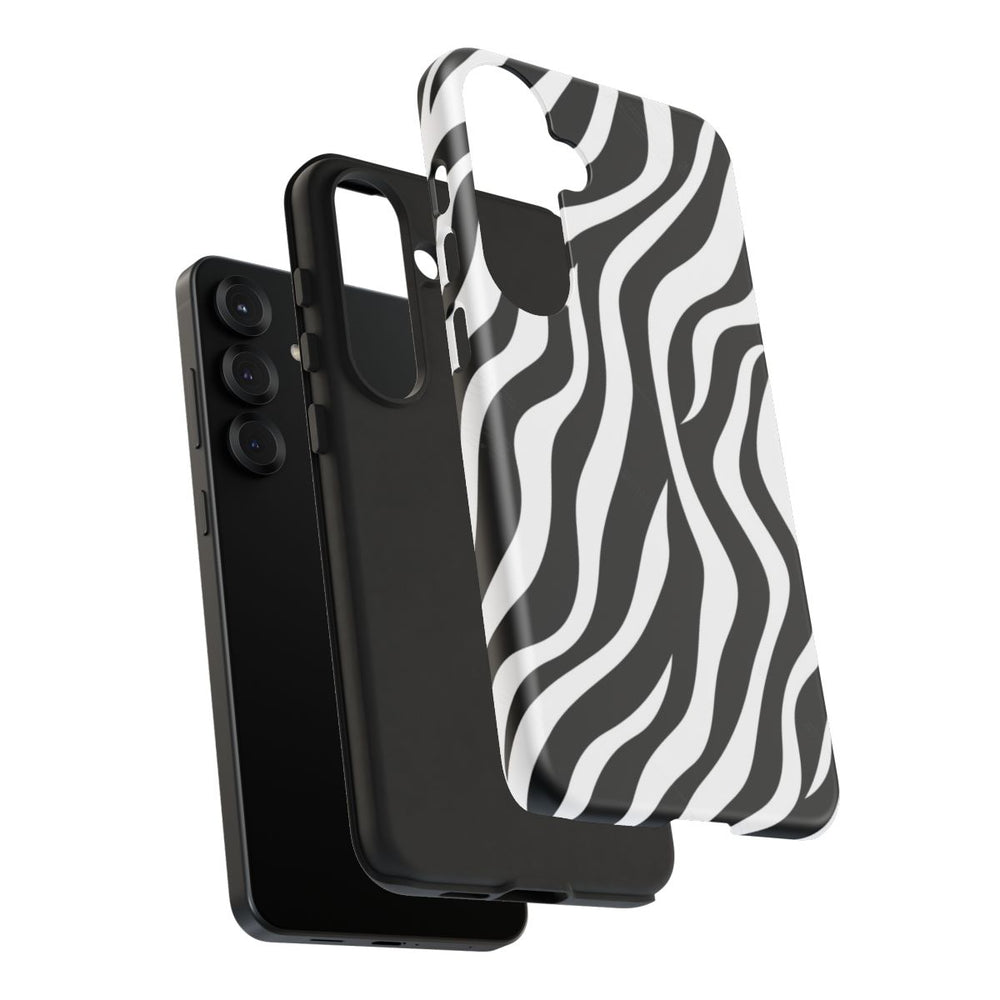 Zwart-Wit Zebra Strepenpatroon
