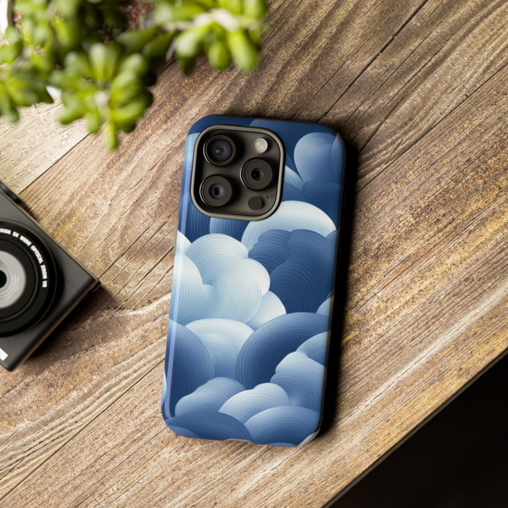 Blauw-Wit Wolkenpatroon