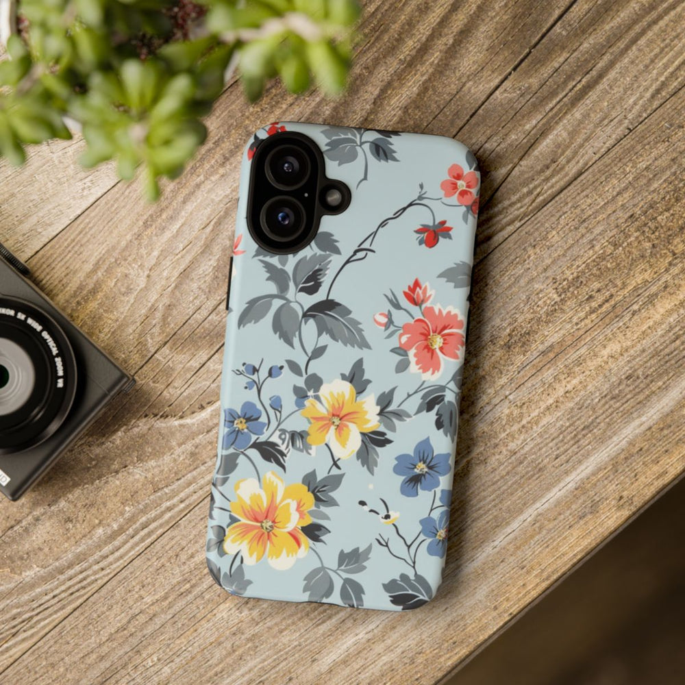 Vintage Bloemenpatroon in Pasteltinten