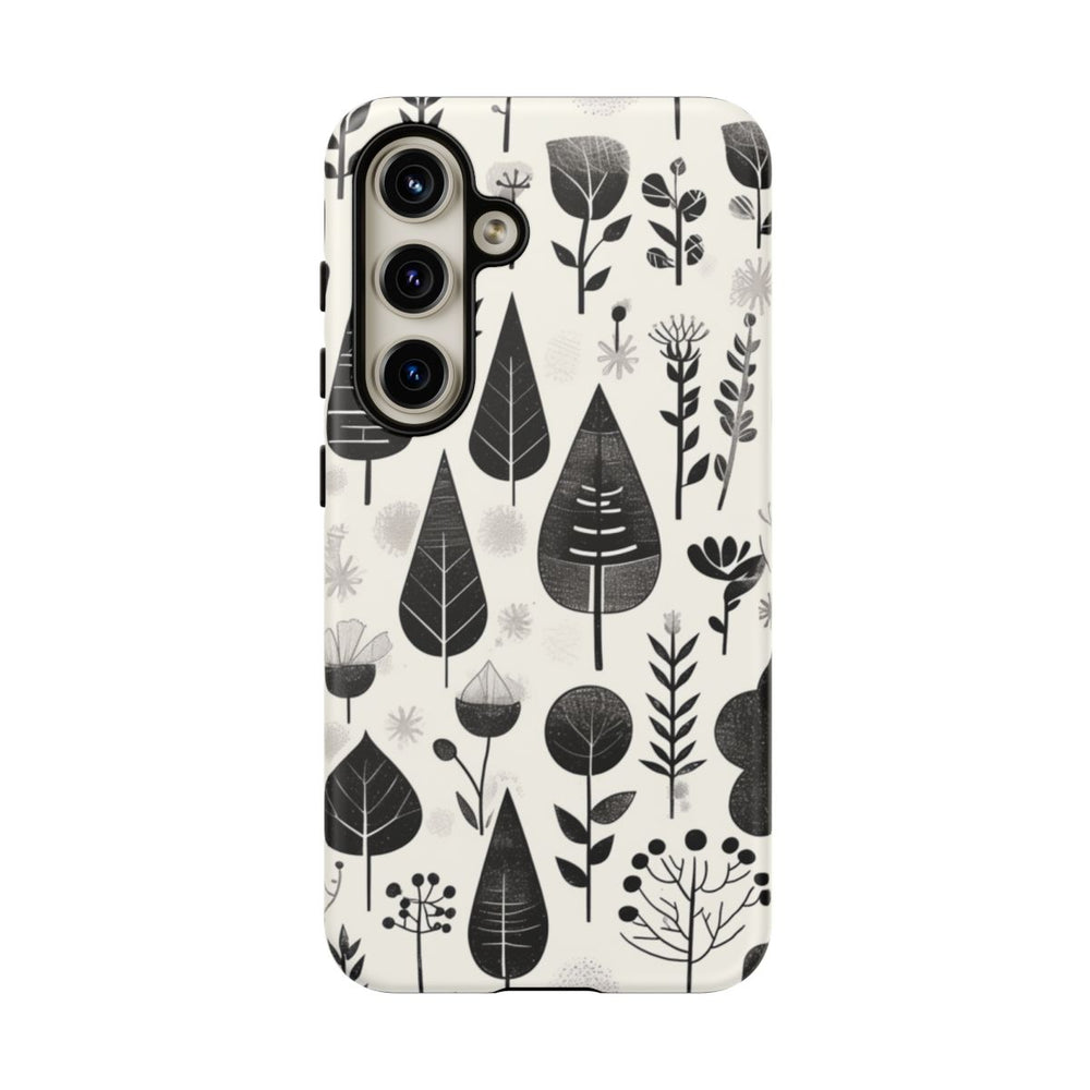 Monochroom Botanisch Patroon