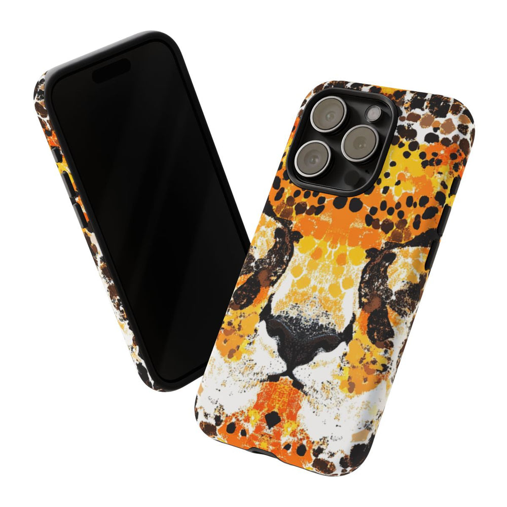 Abstracte Cheetakop met Patronen