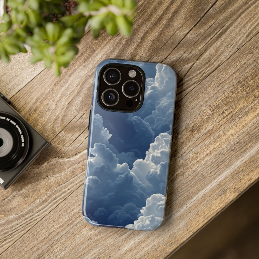 3D Blauw Wolkenpatroon