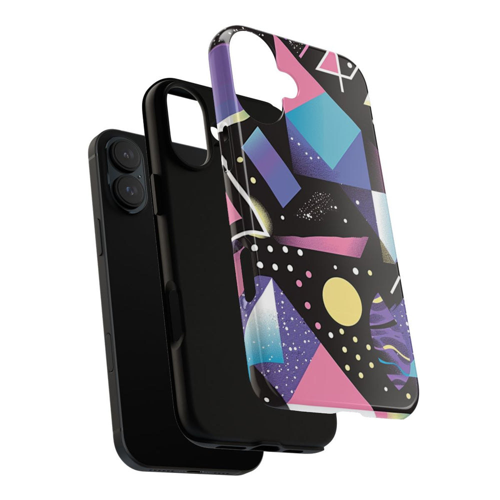 Geometrisch Vaporwave Abstract Patroon