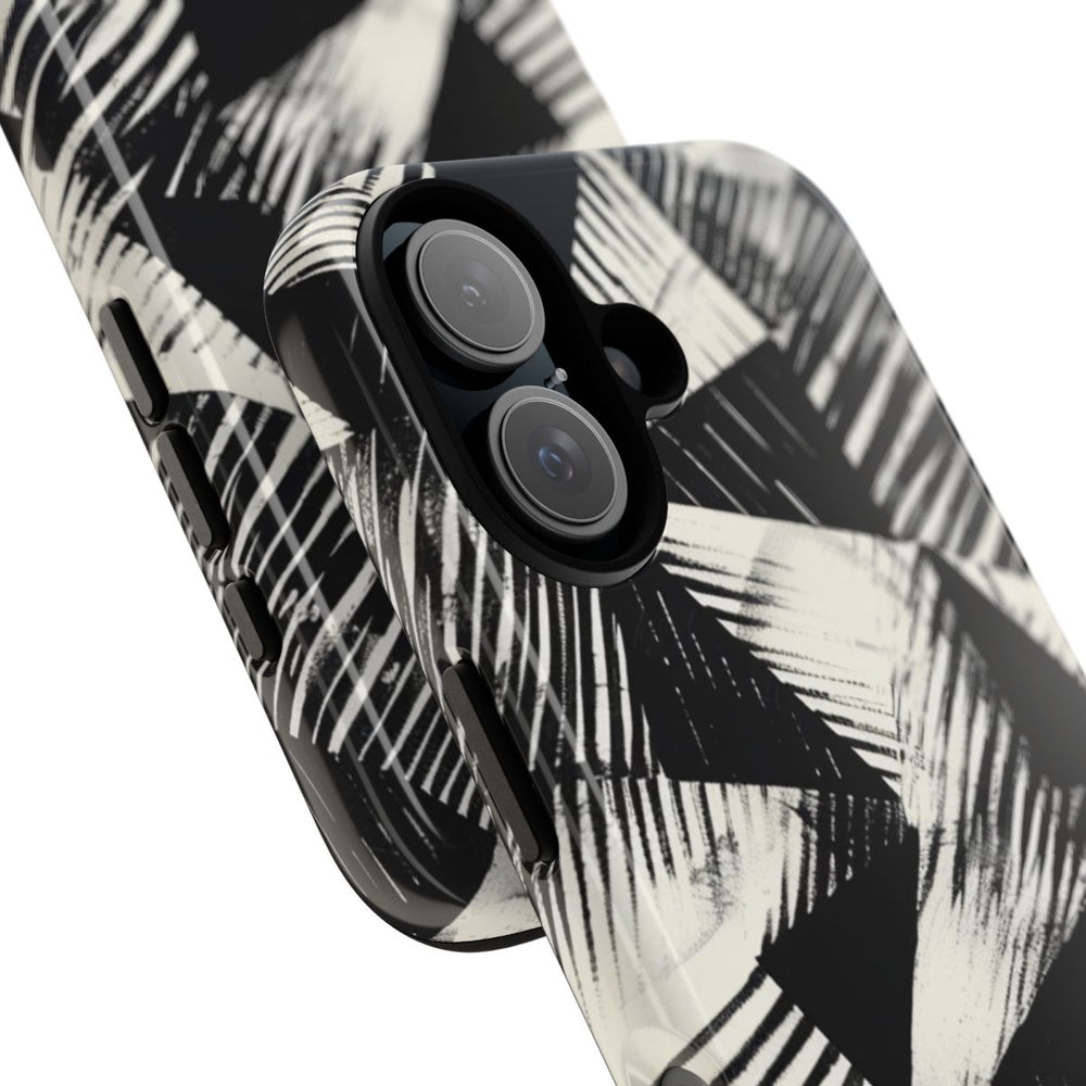 Zwart-Wit Geometrisch Patroon