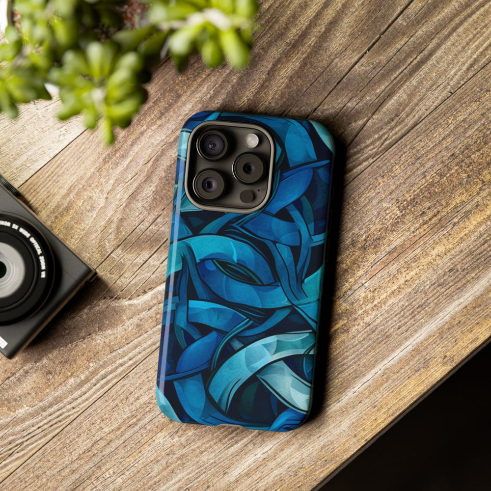 Blauw Keltisch Knoopmotief