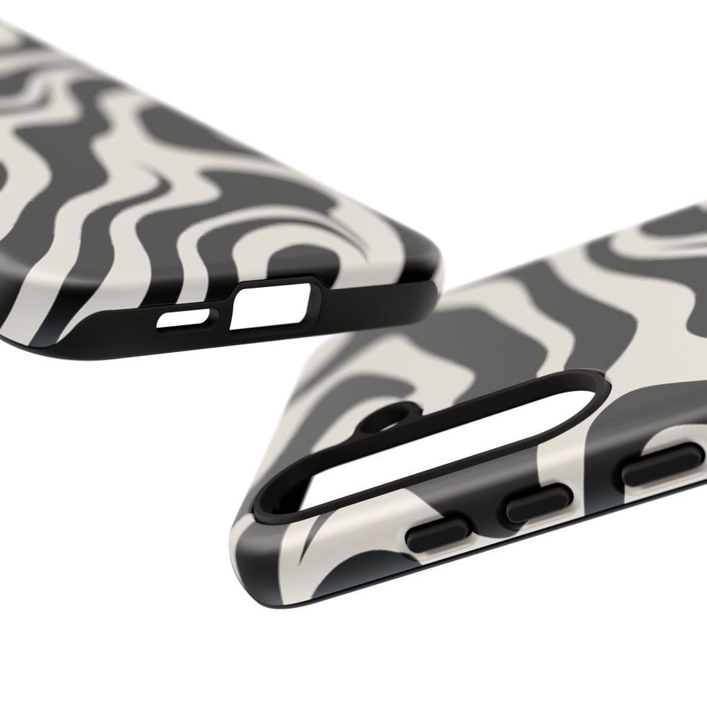 Zwart-Wit Abstract Zebra-Patroon