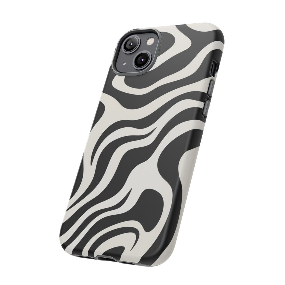 Zwart-Wit Abstract Zebra-Patroon